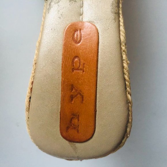 hype Wedges Espadrille Sandals in Black Size 5-1/2 - Picture 12 of 14